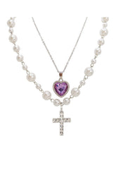 Ästhetische Strass Halskette