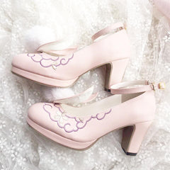 Lolita Bunny Pompom Rabbit Shoes S12882