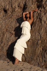 Alexia Ruffle Tiered Maxi Dress-Sunfere