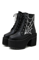 Alt Rivet – Burgunderfarbene Plateauschuhe