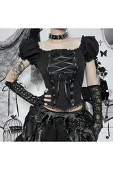 Alt Slim Fit Spitzenbandage-Top für Damen