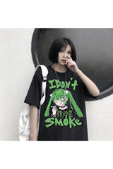 Anime-T-Shirt im Alt-Stil