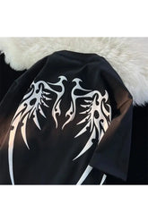 T-Shirt mit Alt Wing-Print