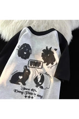 American Rabbit Raglan T-shirt