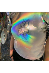 Angelcore Print Vintage T-shirt