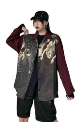 Hemd im Angelcore-Stil