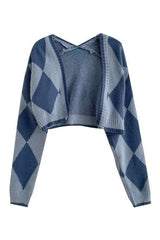 Herbst Argyle Vintage College Cardigan
