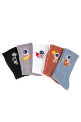Astronauten-Cartoon-Socken
