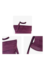 Haut ras du cou asymétrique à manches longues