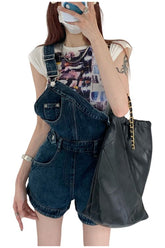 Asymmetrischer Jeans-Jumpsuit