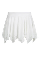 Asymmetrical Pleated Mini Skirt