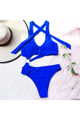 Asymmetrischer One-Shoulder-Badeanzug Baddie