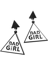 Baddie Bad Girl Schwarze Ohrringe