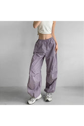 Baggy Lilac Fallschirmhose