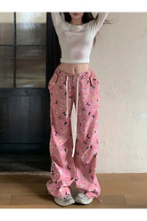 Baggy Pink Harajuku Cargohose