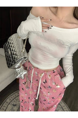 Baggy Pink Harajuku Cargo Pants