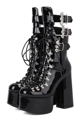 Bat Wing Alt Mid Stiefel