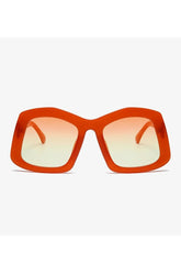 Große quadratische Sonnenbrille mit Farbverlauf