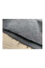 Schwarze Jeansshorts mit Ketten