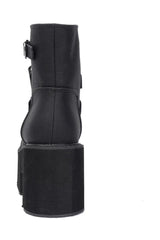 Black Gothic Chunky Boots