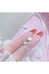 Bling Zirkon Bär Ohrringe