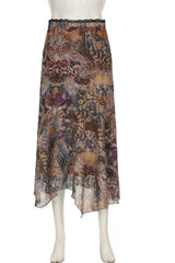 Asymmetrischer Böhmischer Schmetterlingsrock