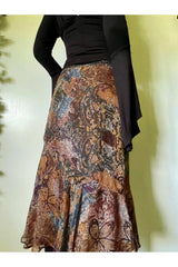 Asymmetrischer Böhmischer Schmetterlingsrock