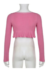 Bubblegum Charm Crop Top