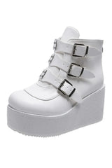 Buckle Ankle Goth Boots