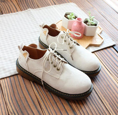 Khaki/Pink/Beige/Black Pastel Kitty Platform Shoes