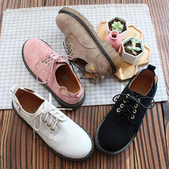Khaki/Pink/Beige/Black Pastel Kitty Platform Shoes