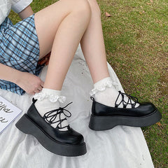 Sweet Gothic Punk Ankle-strap Lolita Mary Jane Shoes SS2226