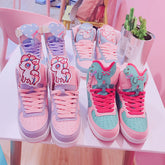 Cute Macaron Pink Shoes