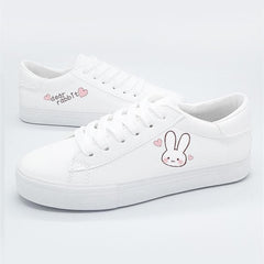 White Dear Rabbit Sneakers