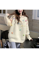 Herbstlicher Candyland Charm Strickpullover