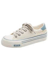 Chaussures à plateforme en toile