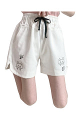 Cartoon High Waist Shorts