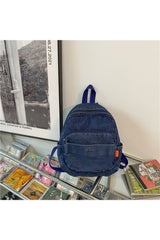 Casual Large Denim Backpack