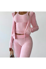 Casual Thick Fleece 3 Piece Set Tracksuit