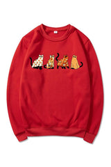 Sweat à capuche d'Halloween citrouille chat d'automne