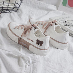 Harajuku Bear Kawaii Sports Shoes