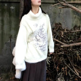 Rollkragenpullover „Celestial Embrace“
