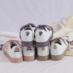 Cute Fruits Peach Grape Pear Sneakers