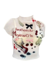 Charming Melody Mesh-Stricktop