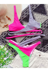 Contras Colors Baddie Swimsuit