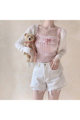 Haut court mignon et coquette