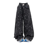 Cosmic Dust Jeans mit weitem Bein