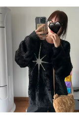 Cosmic Starburst Fuzzy Sweater