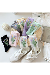 Baumwollsocken „Art Hoe“