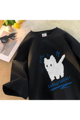 Japanisches Pärchen-T-Shirt aus Baumwolle